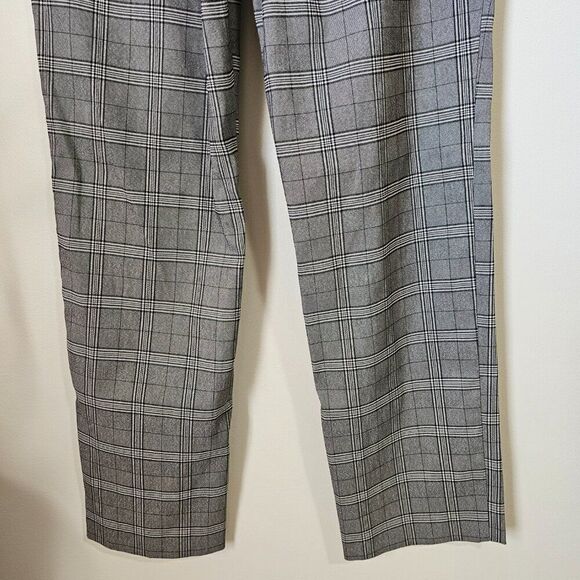 EUC TIME & TRU PLAID GREY BLACK PULL ON PANTS SIZE LARGE /12-14 WOMENS - Picture 6 of 14